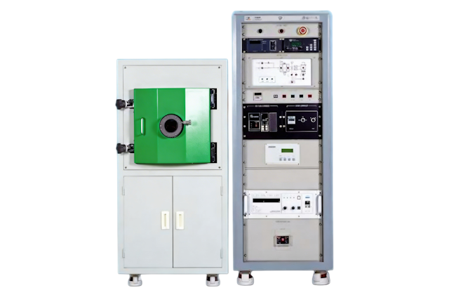 Система двухстороннего магнетронного распыления с групповой вертикальной загрузкой подложек UL-DSMS
